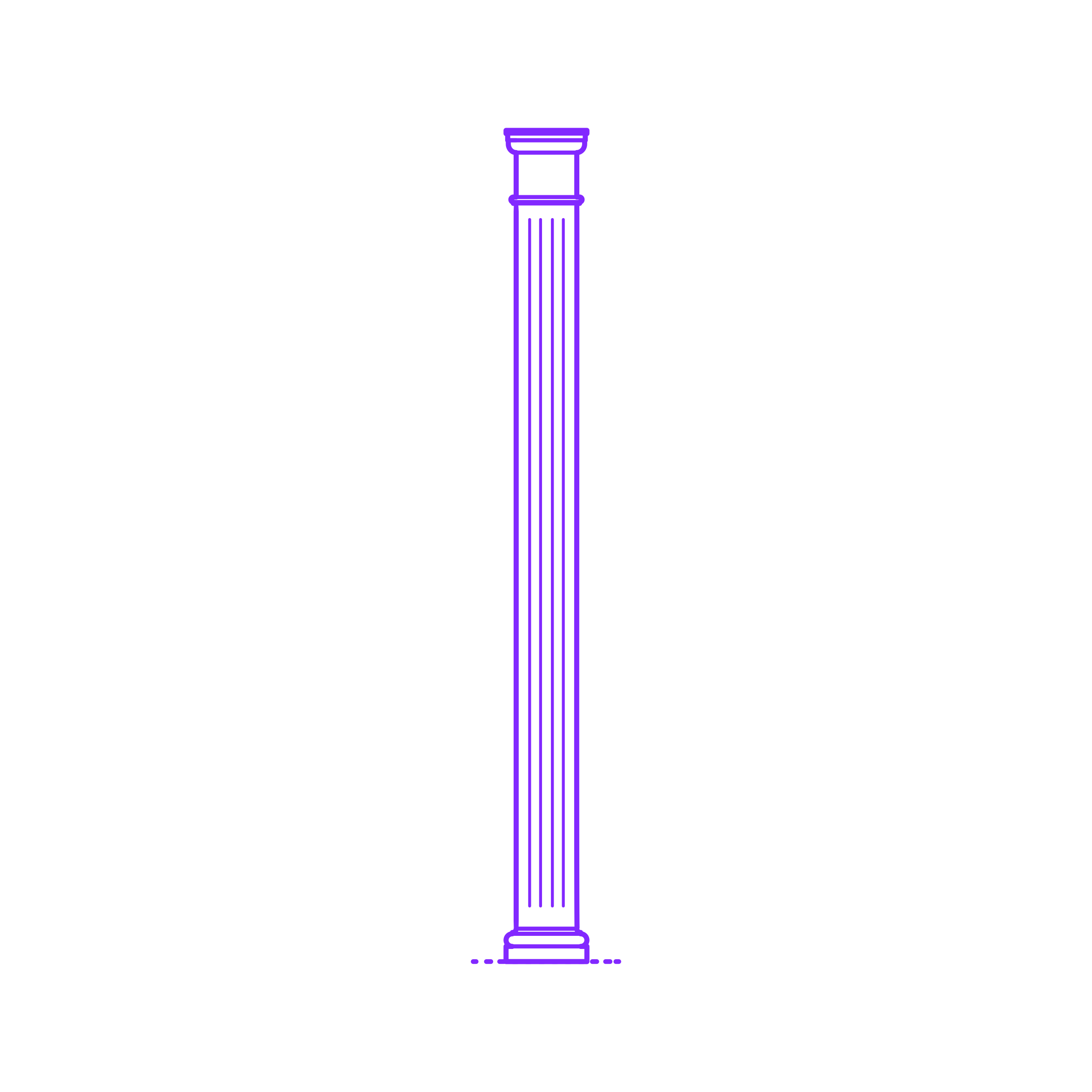 Buildings Stone Columns Roman Tuscan Straight Fluted Small Outline Svg File Free Vectors